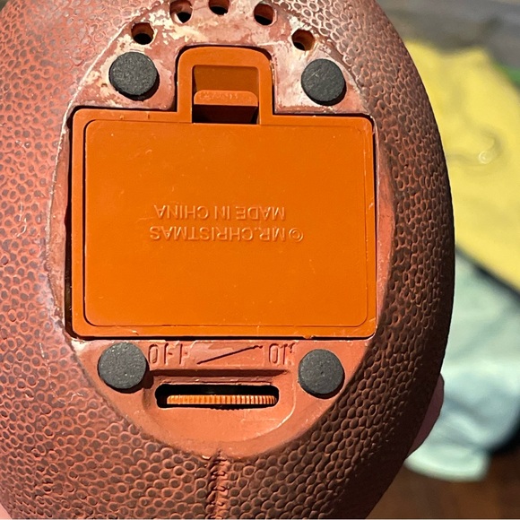 A&M university vintage football pigskin marching band music box - Picture 10 of 11